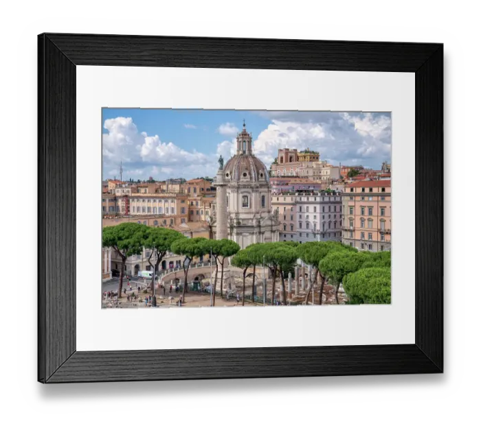 Framed Print : Church of Most Holy Name of Mary at Trajan Forum Framed Print : Church of Most Holy Name of Mary at Trajan Forum