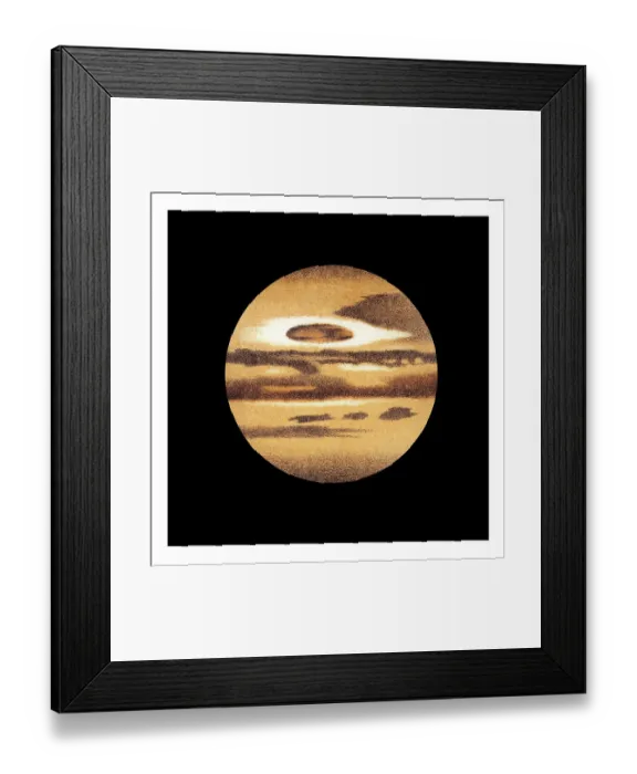 Framed Print : Old engraved illustration of Jupiter planet Framed Print : Old engraved illustration of Jupiter planet