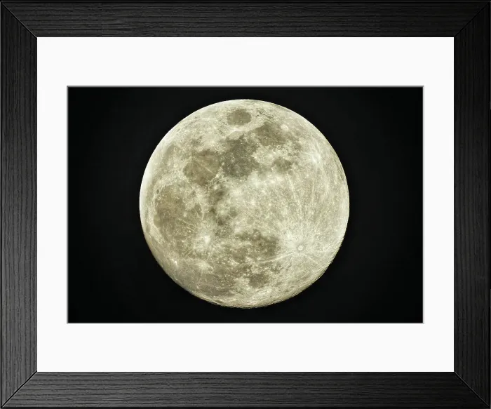 Framed Print : The Moon. Astronomy Framed Print : The Moon. Astronomy
