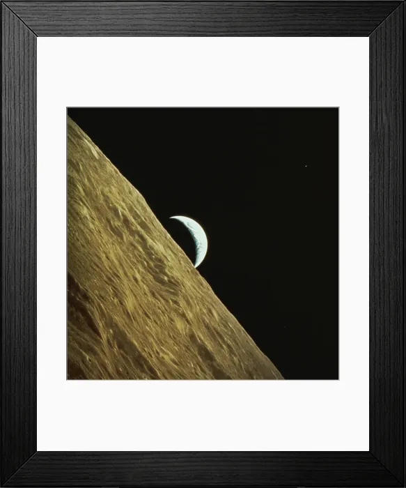 Framed Print : Earth and Moon Framed Print : Earth and Moon