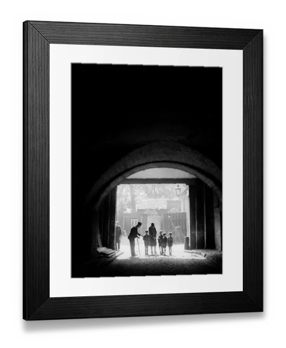 Framed Print : Young Tourists Framed Print : Young Tourists