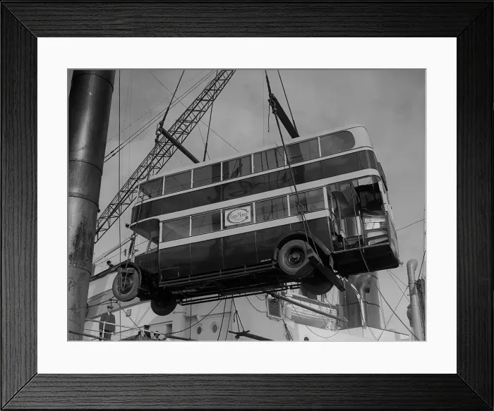 Framed Print : Double-Deck Bus Framed Print : Double-Deck Bus