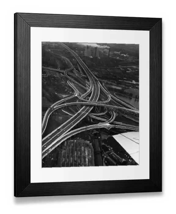 Framed Print : Road Interchange Framed Print : Road Interchange