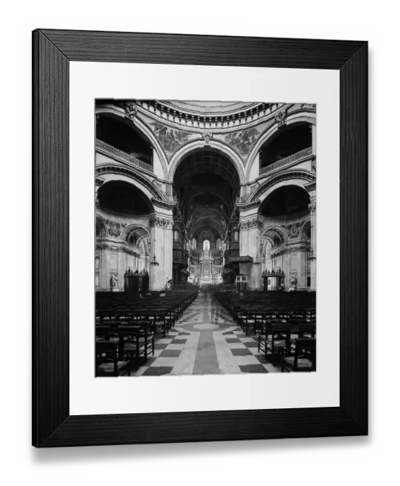 Framed Print : Inside St Paul's Framed Print : Inside St Paul's