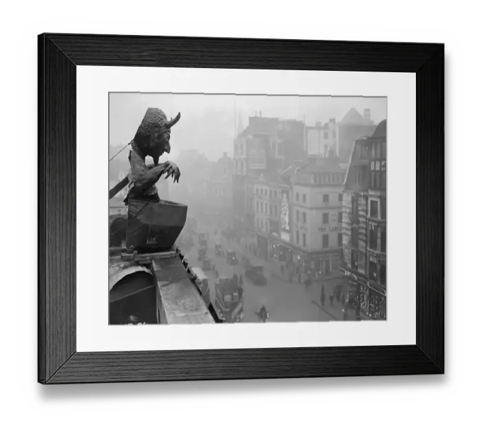 Framed Print : Rooftop Devil Framed Print : Rooftop Devil