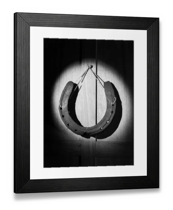 Framed Print : Lucky Horseshoe