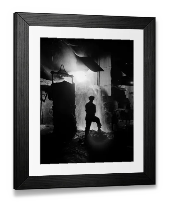 Framed Print : Steel Foundry Framed Print : Steel Foundry