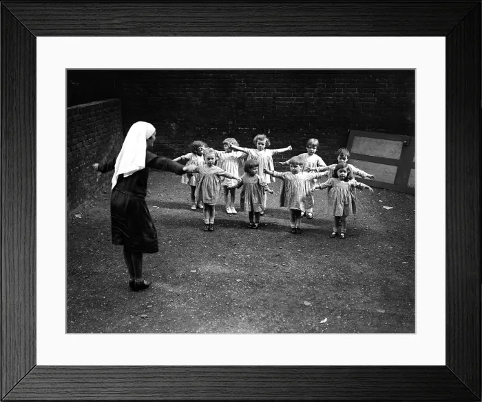 Framed Print : Exercising With Nurse Framed Print : Exercising With Nurse