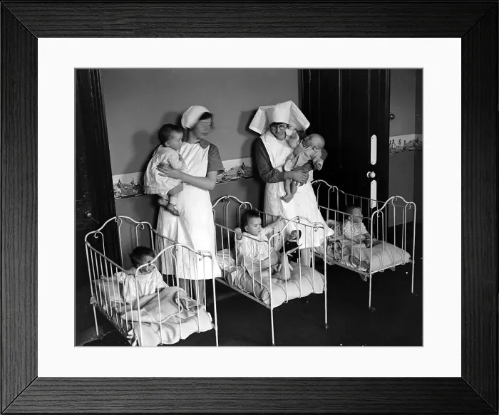 Framed Print : Two Nurses Framed Print : Two Nurses