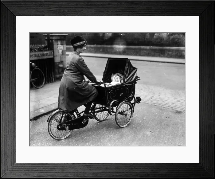 Framed Print : Cycle Pram Framed Print : Cycle Pram
