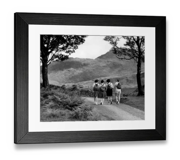 Framed Print : Hiking Holiday Framed Print : Hiking Holiday