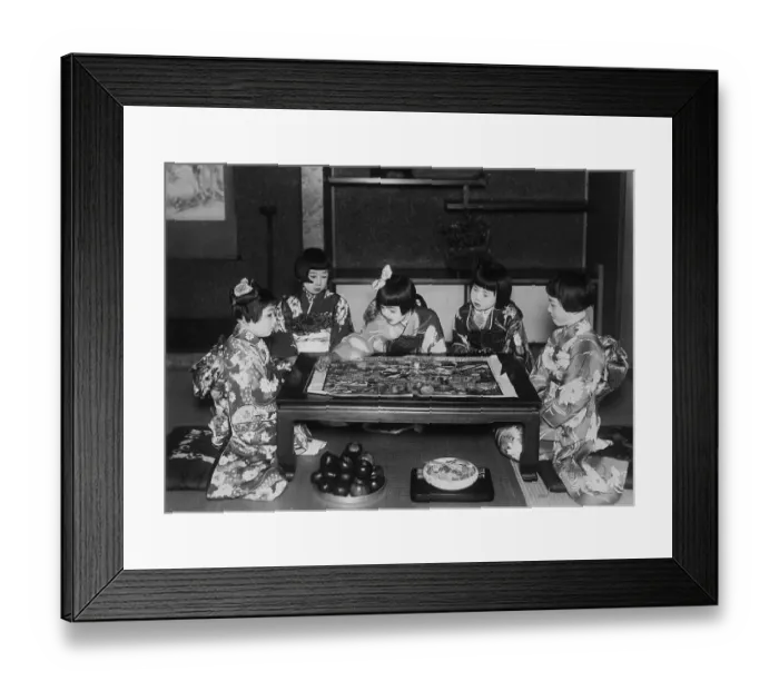 Framed Print : New Year's Game Framed Print : New Year's Game