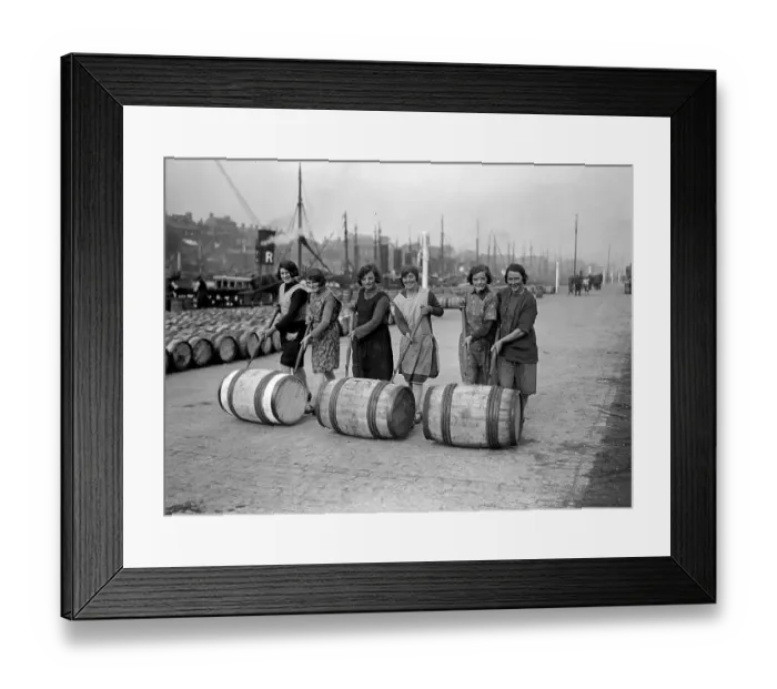 Framed Print : Fisher Girls Framed Print : Fisher Girls