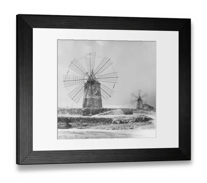 Framed Print : Salt Windmills Framed Print : Salt Windmills