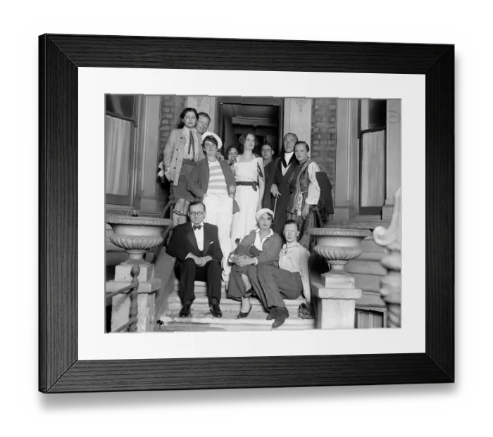 Framed Print : Doorstep Guests Framed Print : Doorstep Guests