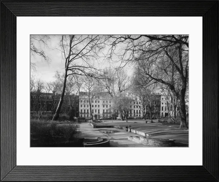 Framed Print : Bloomsbury Square Framed Print : Bloomsbury Square