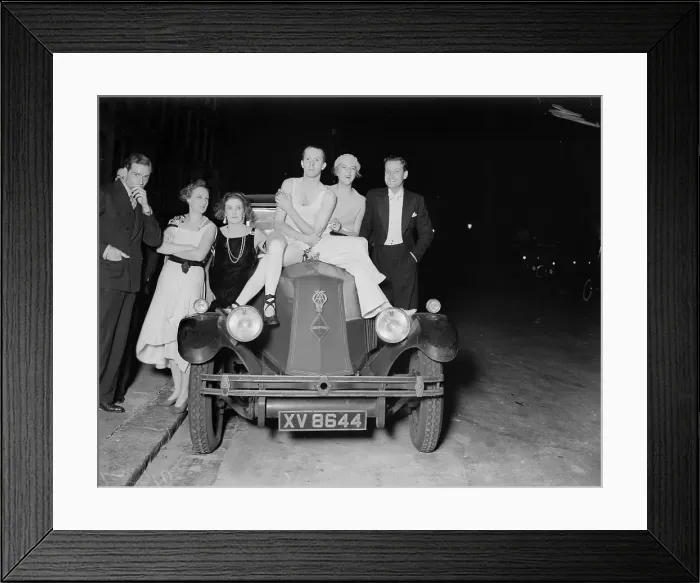 Framed Print : Partygoers Framed Print : Partygoers