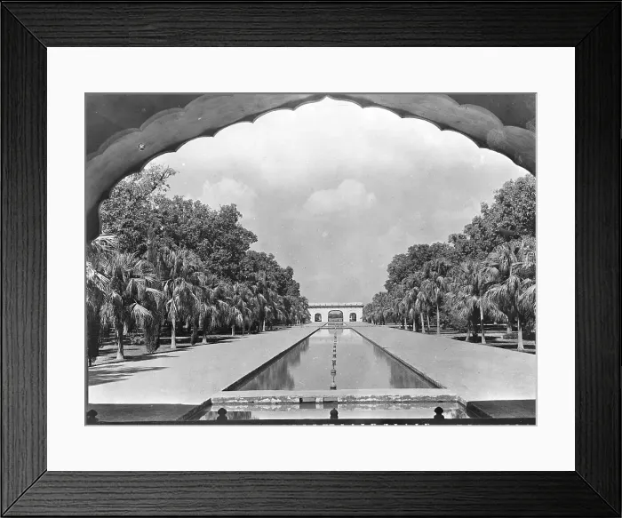 Framed Print : Shalimar Gardens Framed Print : Shalimar Gardens