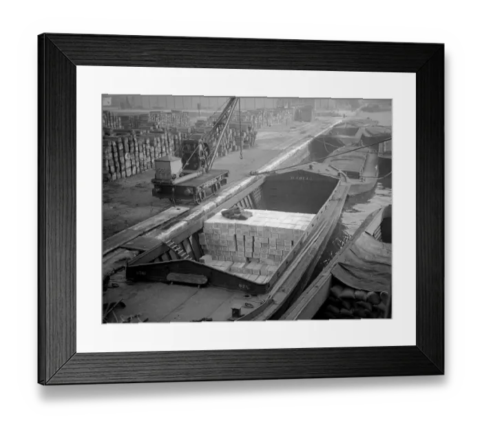 Framed Print : Cargo Barges Framed Print : Cargo Barges