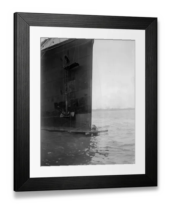 Framed Print : Bow Of SS Olympic Framed Print : Bow Of SS Olympic