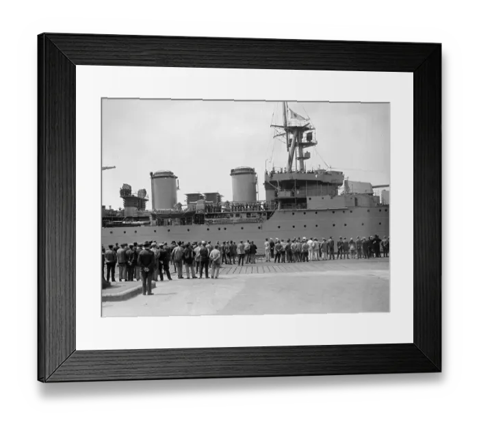 Framed Print : French Navy Framed Print : French Navy