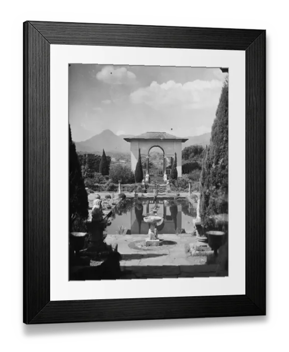 Framed Print : Garden In Italy