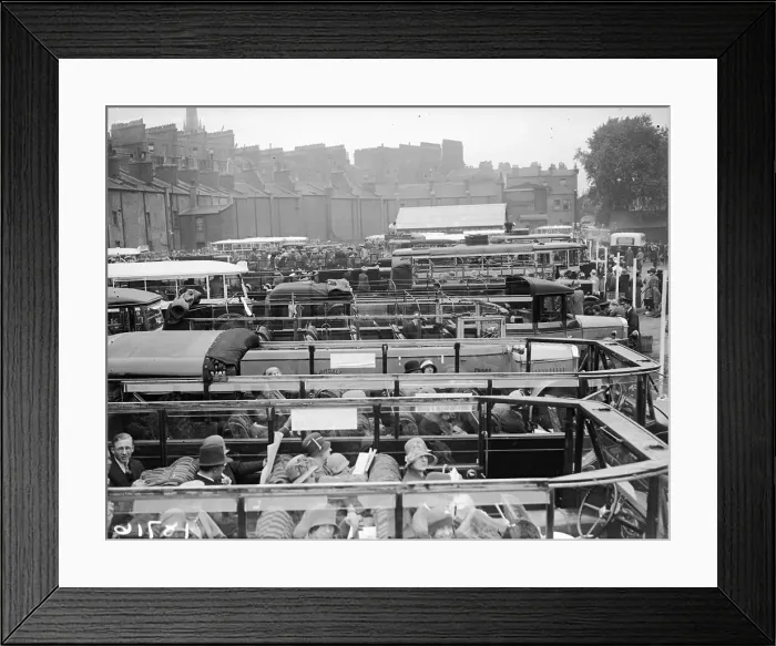 Framed Print : Bus Garage Framed Print : Bus Garage