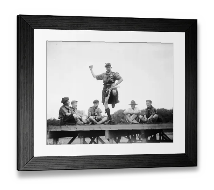Framed Print : Scottish Scout Framed Print : Scottish Scout