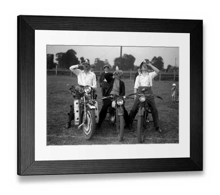 Framed Print : Motorbike Boys Framed Print : Motorbike Boys