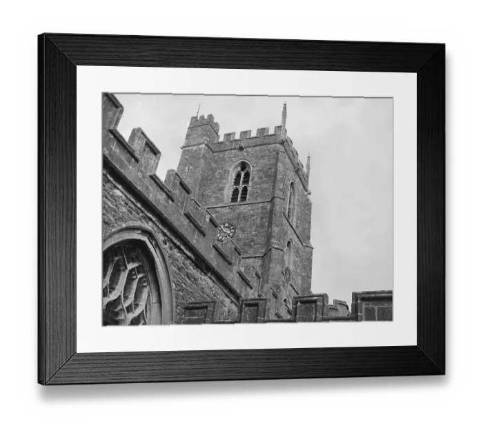 Framed Print : Dunster Church Framed Print : Dunster Church