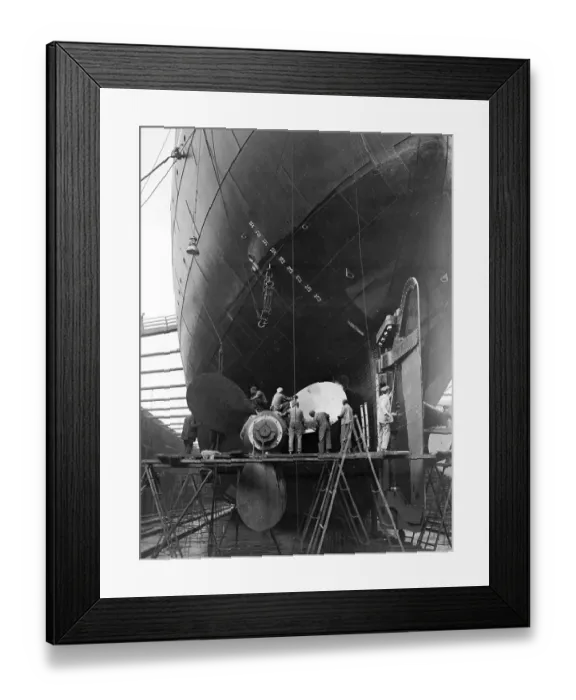 Framed Print : Propeller Overhaul Framed Print : Propeller Overhaul