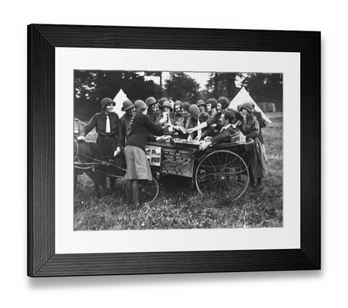Framed Print : Girl Guides Framed Print : Girl Guides