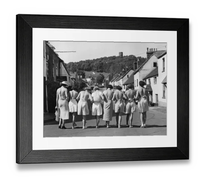 Framed Print : Fashion Line Up Framed Print : Fashion Line Up