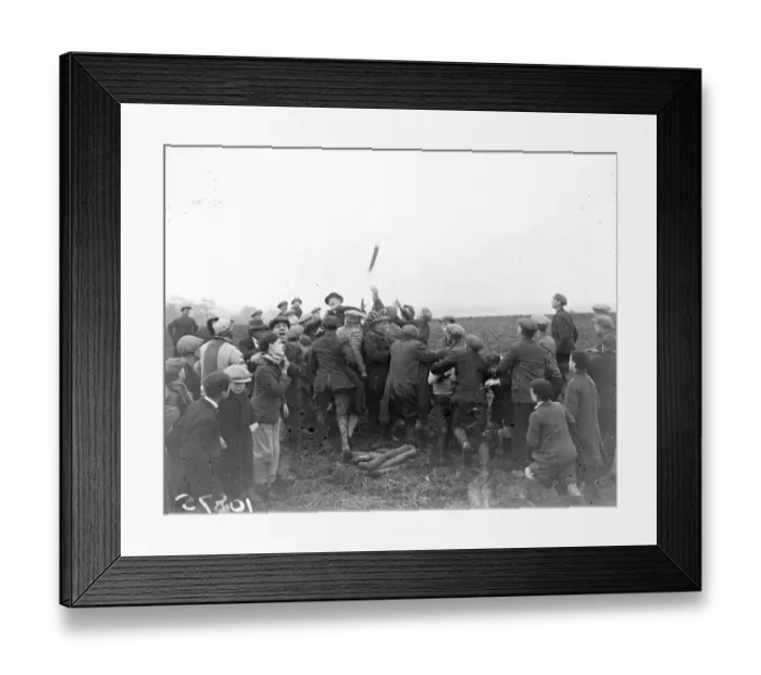 Framed Print : Haxey Hood Game Framed Print : Haxey Hood Game