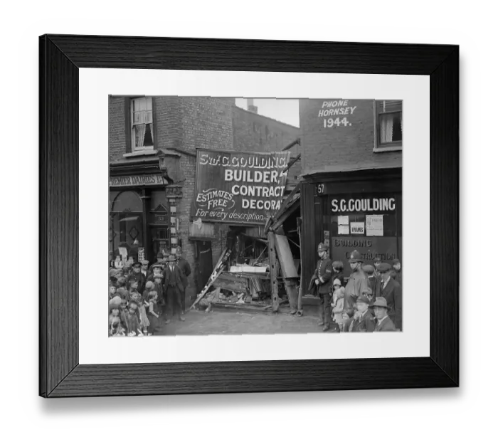 Framed Print : Ruined Business