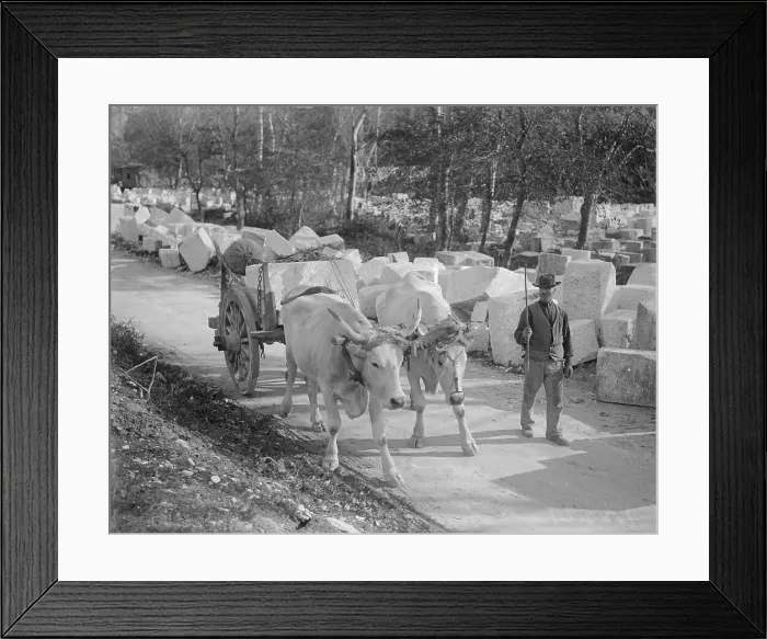 Framed Print : Quarrying Marble Framed Print : Quarrying Marble