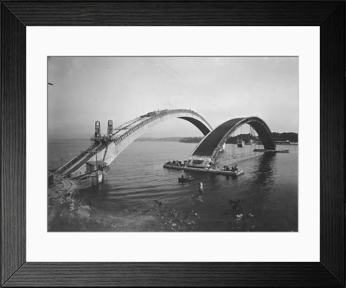 Framed Print : French Bridge