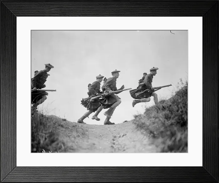 Framed Print : Leaping Scots Framed Print : Leaping Scots