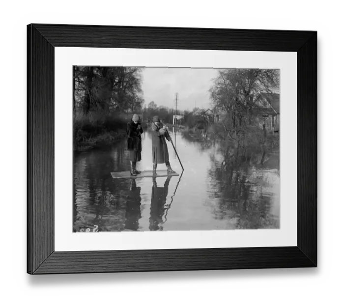Framed Print : Suburban Floods Framed Print : Suburban Floods