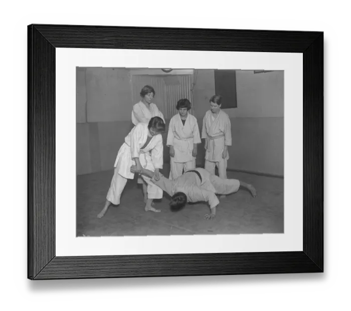 Framed Print : Jiu-Jitsu School Framed Print : Jiu-Jitsu School