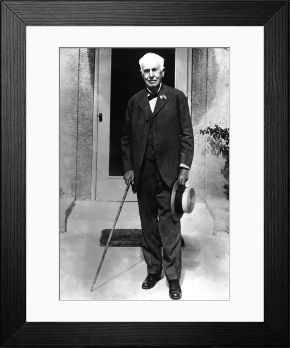 Framed Print : Thomas Edison Framed Print : Thomas Edison