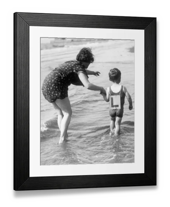 Framed Print : Swimming Lessons Framed Print : Swimming Lessons