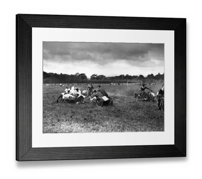 Framed Print : Motorbike Polo Framed Print : Motorbike Polo