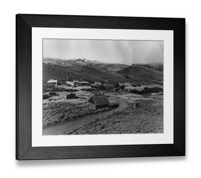 Framed Print : Ghost Town