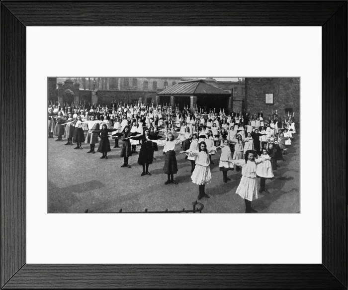 Framed Print : Drill At School Framed Print : Drill At School