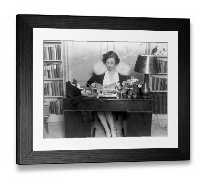 Framed Print : Barbara Cartland