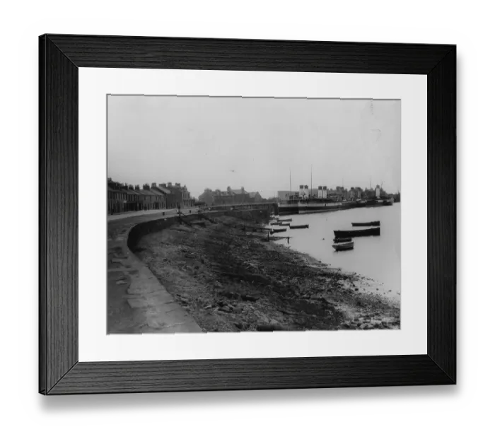 Framed Print : Coastal Town Framed Print : Coastal Town