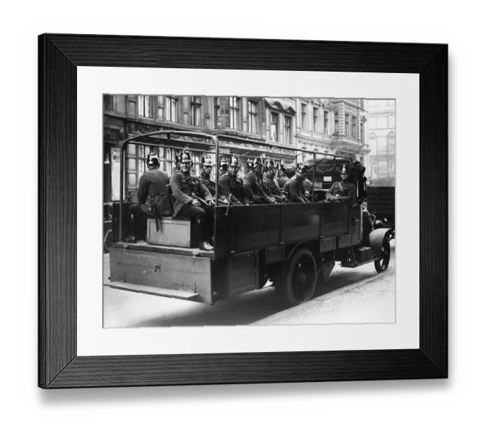 Framed Print : German Police Framed Print : German Police