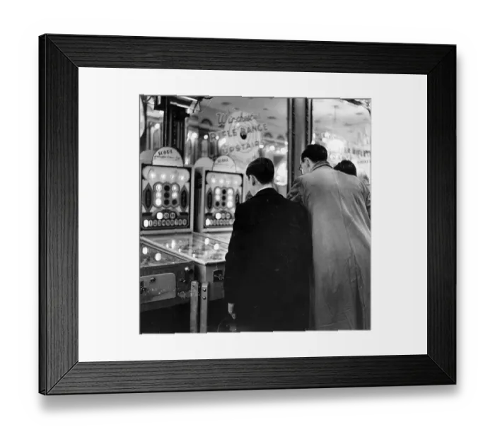 Framed Print : Pin Ball Machines Framed Print : Pin Ball Machines