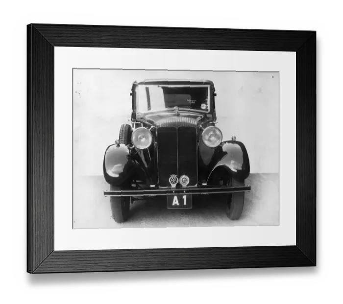 Framed Print : A1 Registration